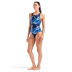 Bañadores Arena Bañador Arena Camo Swimsuit V Back L