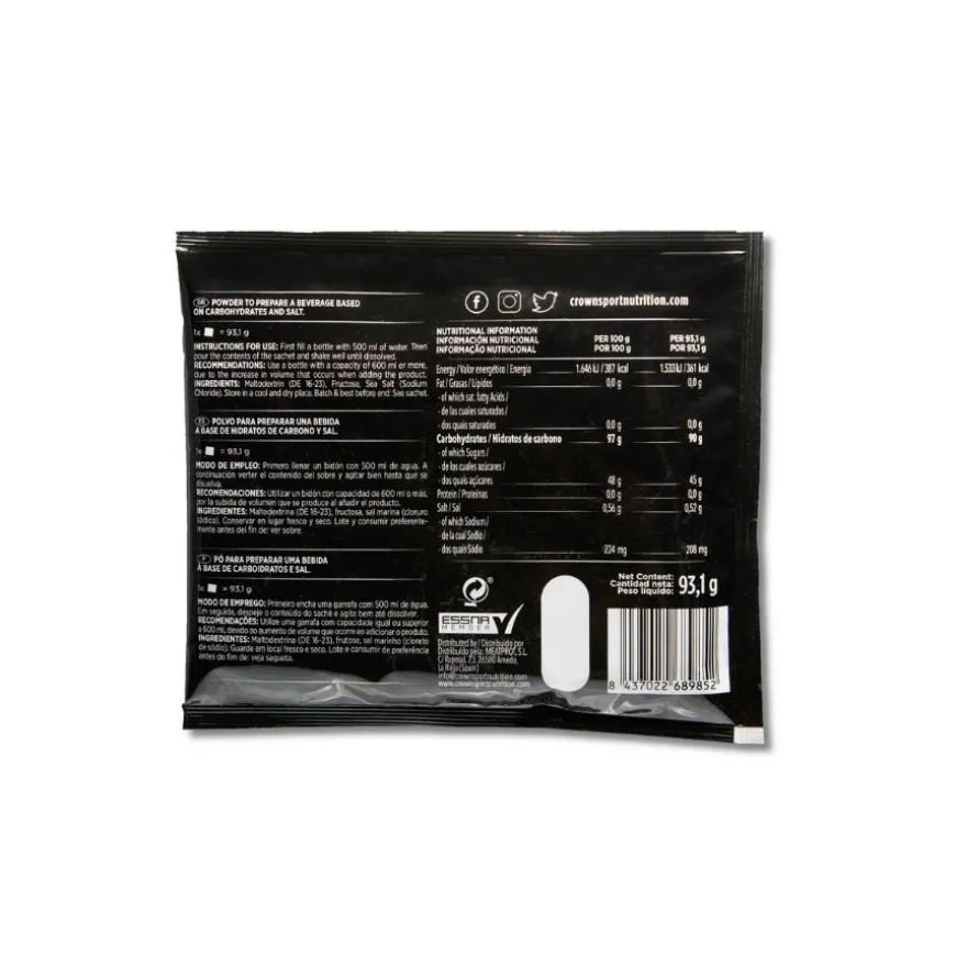 Bebida energètica Crown sport nutrition HyperDrink 90 Monodosis