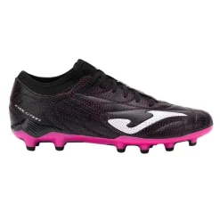 Botas fútbol Joma Evolution 2501 Negro Fucsia Artificial Grass