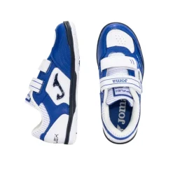 Botas fútbol Joma Top Flex Jr 2532 Royal Blanco Indoor
