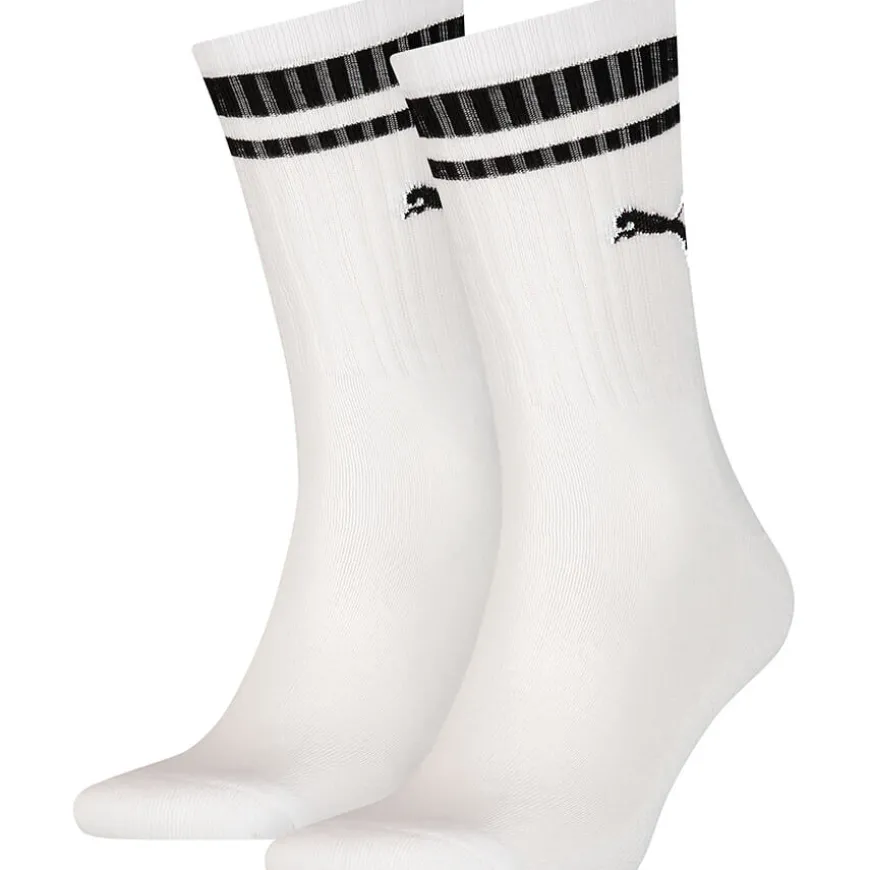 Calcetines Puma Puma Crew Heritage Stripe 2P Unisex