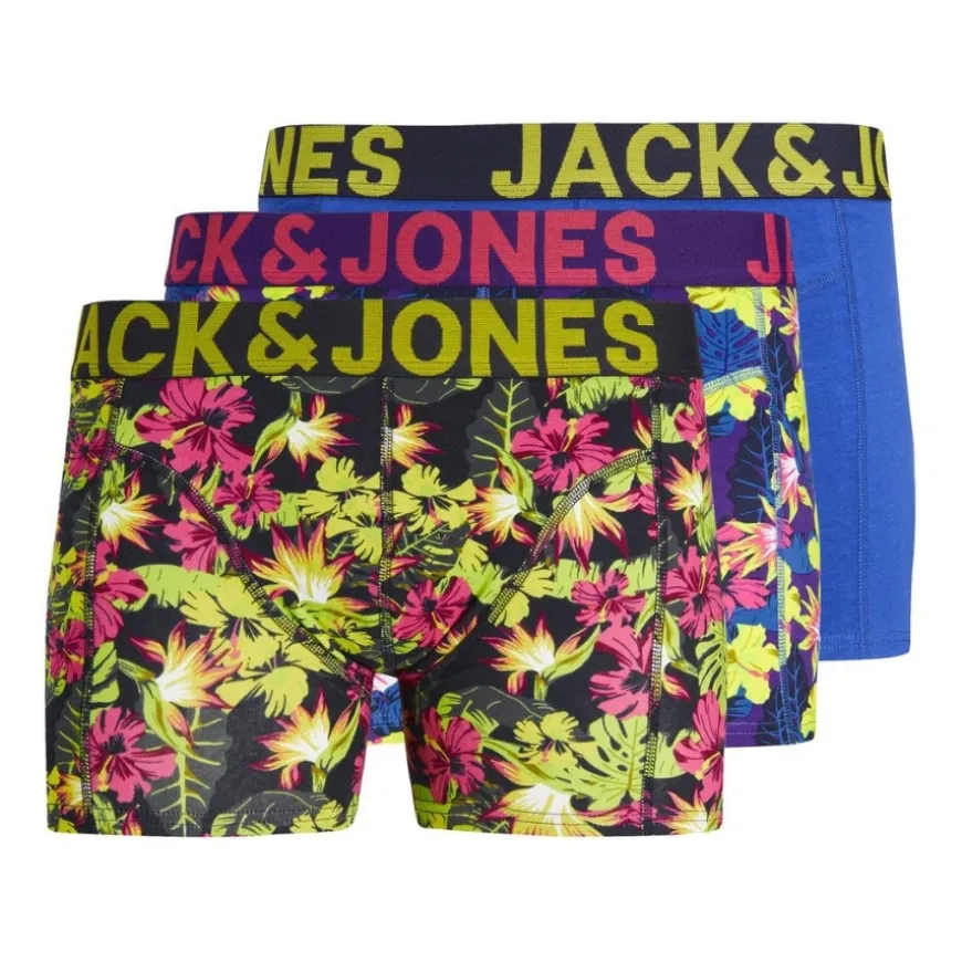Calzoncillos Jack & jones Jachibiscus Trunks 3 Pack