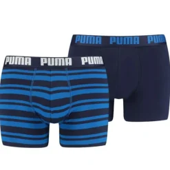 Calzoncillos Puma Puma Men Everyday Heritage Stripe Boxer 2P
