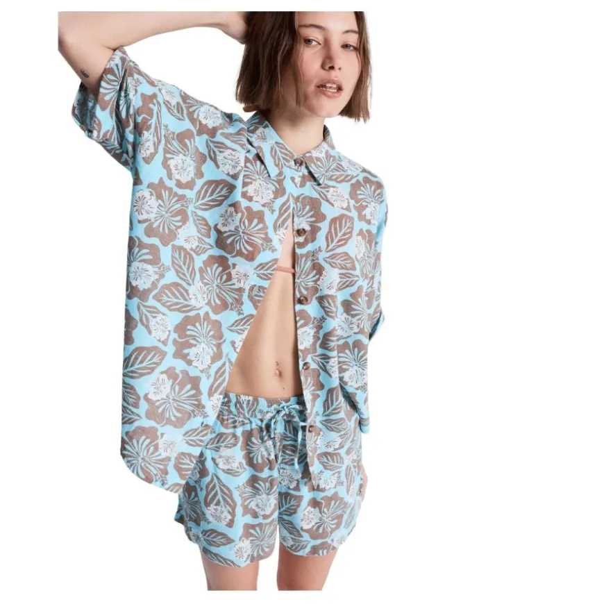 Camisas manga corta Roxy Beachy Nostalgia Print