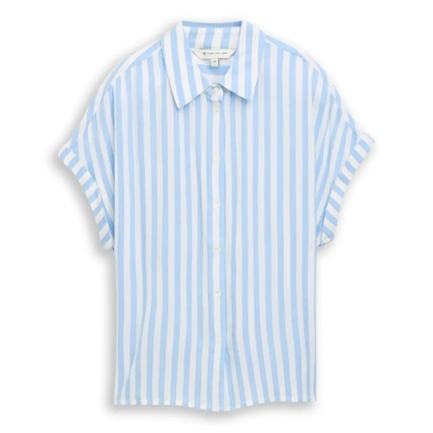 Camisas manga corta Tom tailor Blouse Striped