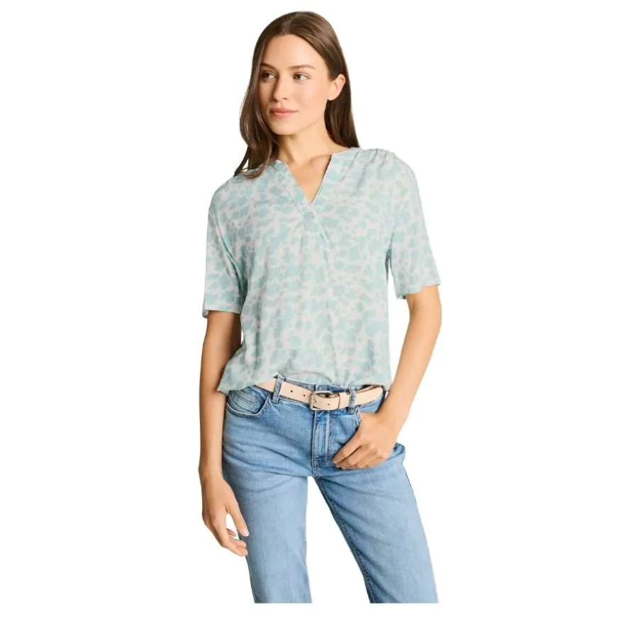 Camisas manga corta Tom tailor Blouse Printed Shortsleeves