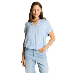 Camisas manga corta Tom tailor Blouse Striped Shortsleeve