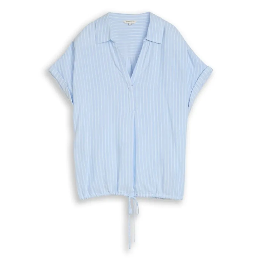 Camisas manga corta Tom tailor Blouse Striped Shortsleeve