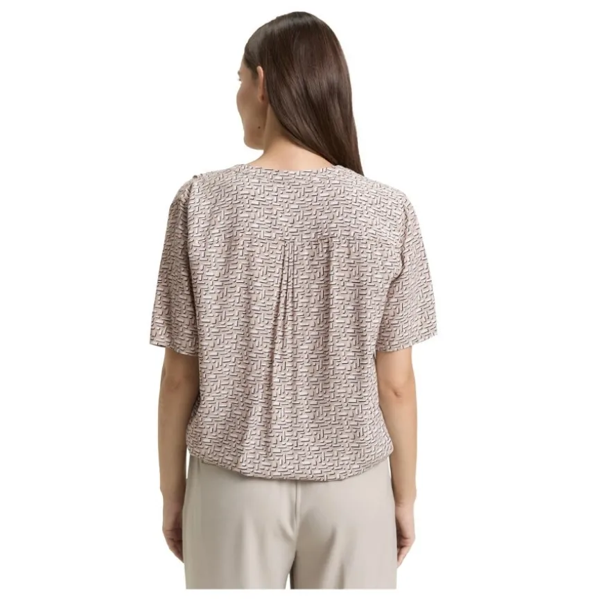 Camisas manga corta Tom tailor Blouse Printed Shortsleeves
