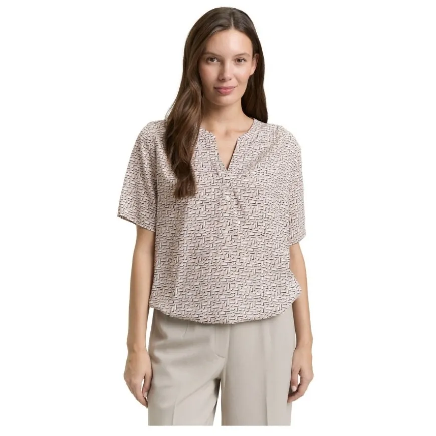 Camisas manga corta Tom tailor Blouse Printed Shortsleeves