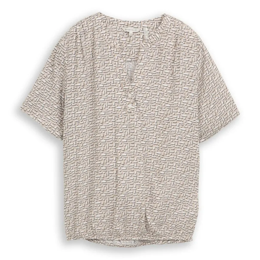 Camisas manga corta Tom tailor Blouse Printed Shortsleeves