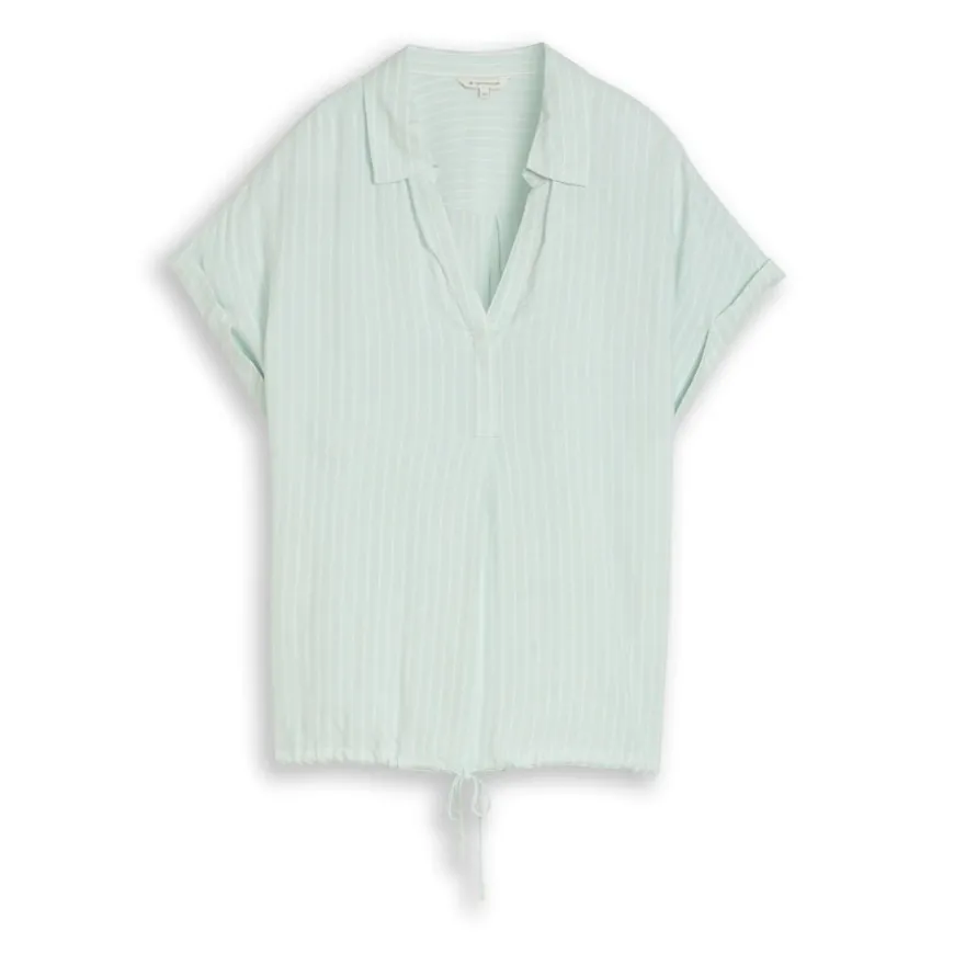 Camisas manga corta Tom tailor Blouse Striped Shortsleeve