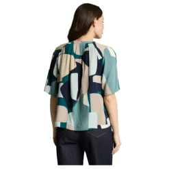 Camisas manga corta Tom tailor Blouse Modern Shape With Pleats