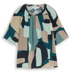 Camisas manga corta Tom tailor Blouse Modern Shape With Pleats