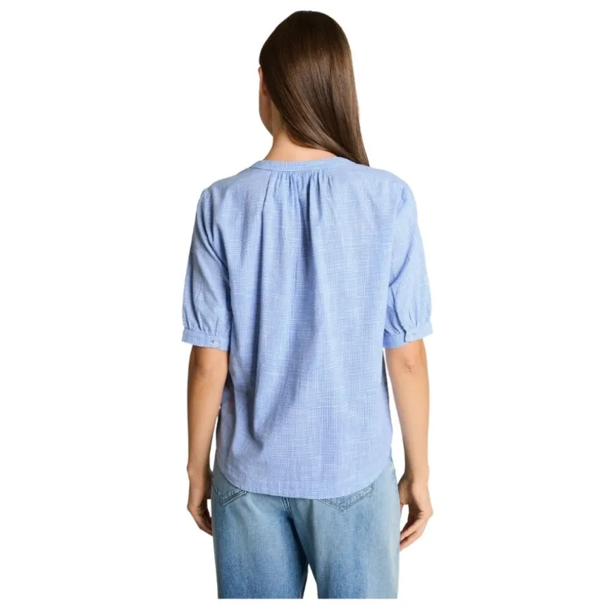 Camisas manga corta Tom tailor Blouse Shortsleeves Slub Structure