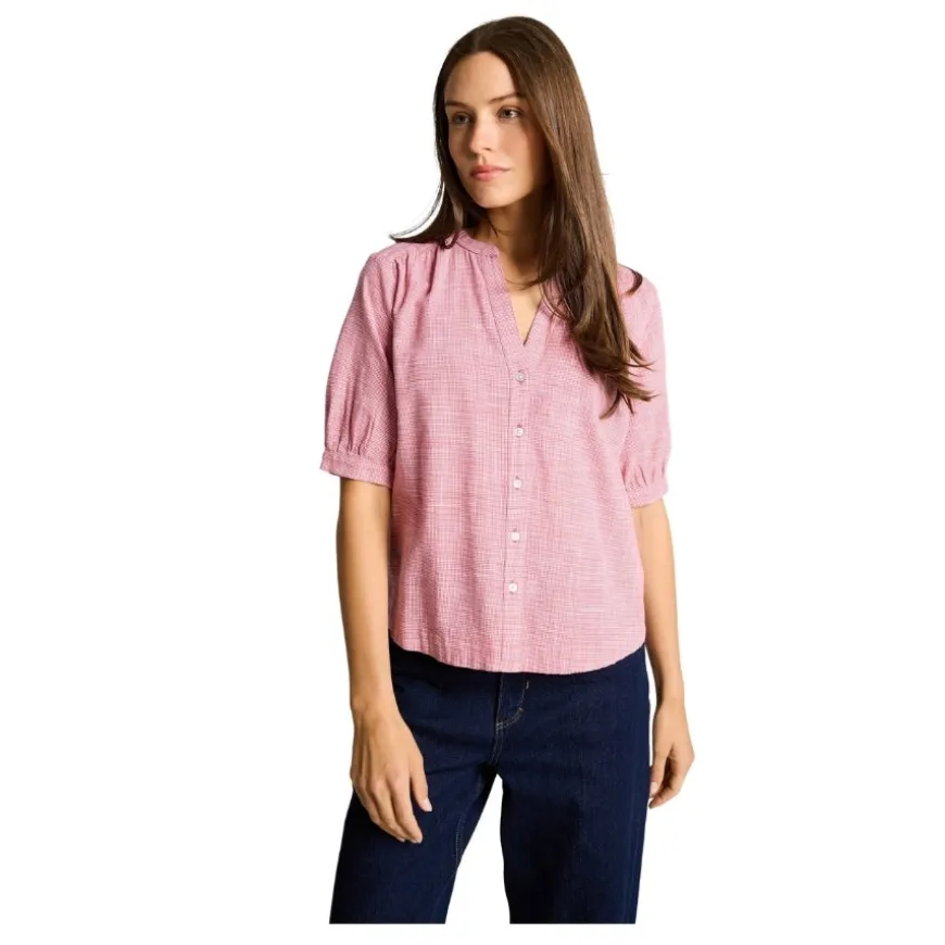 Camisas manga corta Tom tailor Blouse Shortsleeves Slub Structure