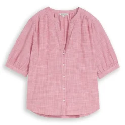 Camisas manga corta Tom tailor Blouse Shortsleeves Slub Structure
