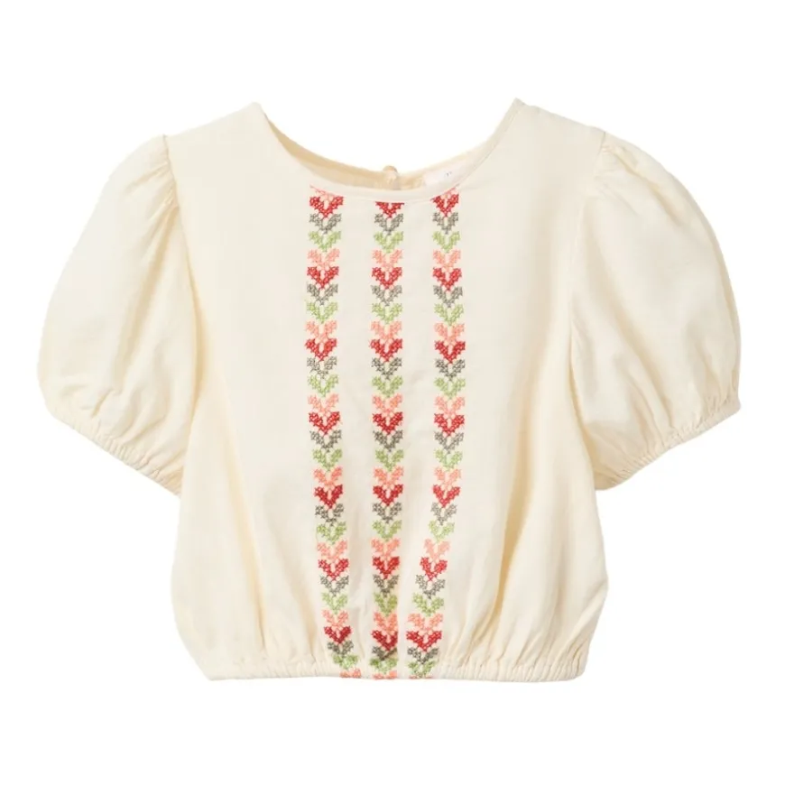 Camisas manga corta Zippy SS BLOUSE COTTON