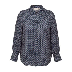 Camisas manga larga Carmakoma Carnova Lolli Life Cuff Shirt Aop