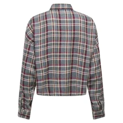 Camisas manga larga Only Onlriley Life Ls Short Check Shirt Wvn