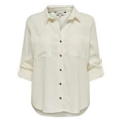 Camisas manga larga Only Onlyasmin-Caro L S Linen Shirt Pnt Noos