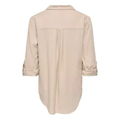 Camisas manga larga Only Onlgoa 3 4 Strap Linen Bl Shirt Cc Pnt