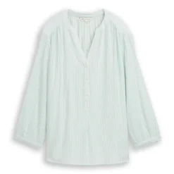 Camisas manga larga Tom tailor Blouse Feminine With Dobby Stripe