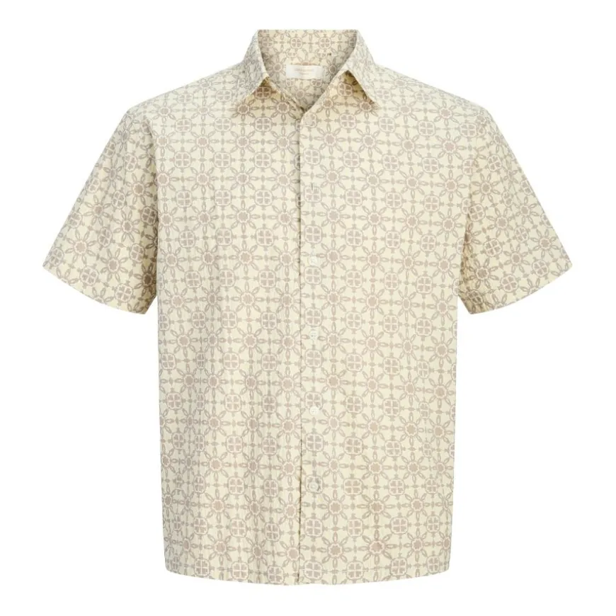 Camisas manga corta Jack & jones Jorcassis Seersucker Aop Shirt Ss