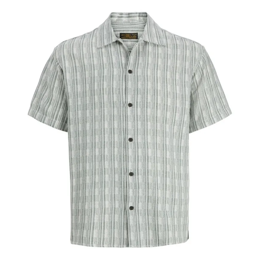 Camisas manga corta Jack & jones Jprblutiago Structure Ss Resort Shirt Sn