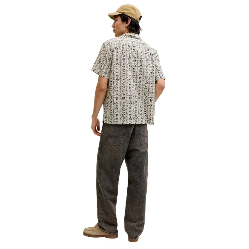 Camisas manga corta Jack & jones Jprblusummer Lin. Blen Dobby Ss Shirt Sn