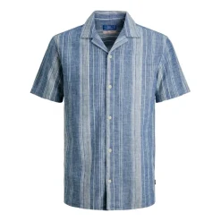 Camisas manga corta Jack & jones Jprblusummer Lin. Blen Dobby Ss Shirt Sn