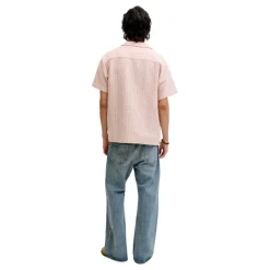 Camisas manga corta Jack & jones Jormontauk Crochet Shirt Ss Sa26 Ln