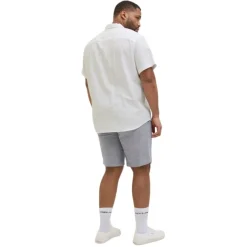 Camisas manga corta Jack & jones plus Jprcceaston Seersucker S S Shirt Pls