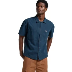 Camisas manga corta Lee Lee Mechanic Shirt Rivet Navy