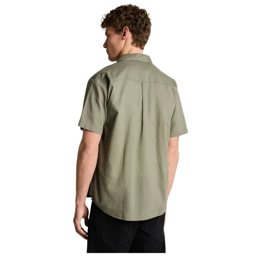 Camisas manga corta Tom tailor Relaxed Cotton Linen Shirt