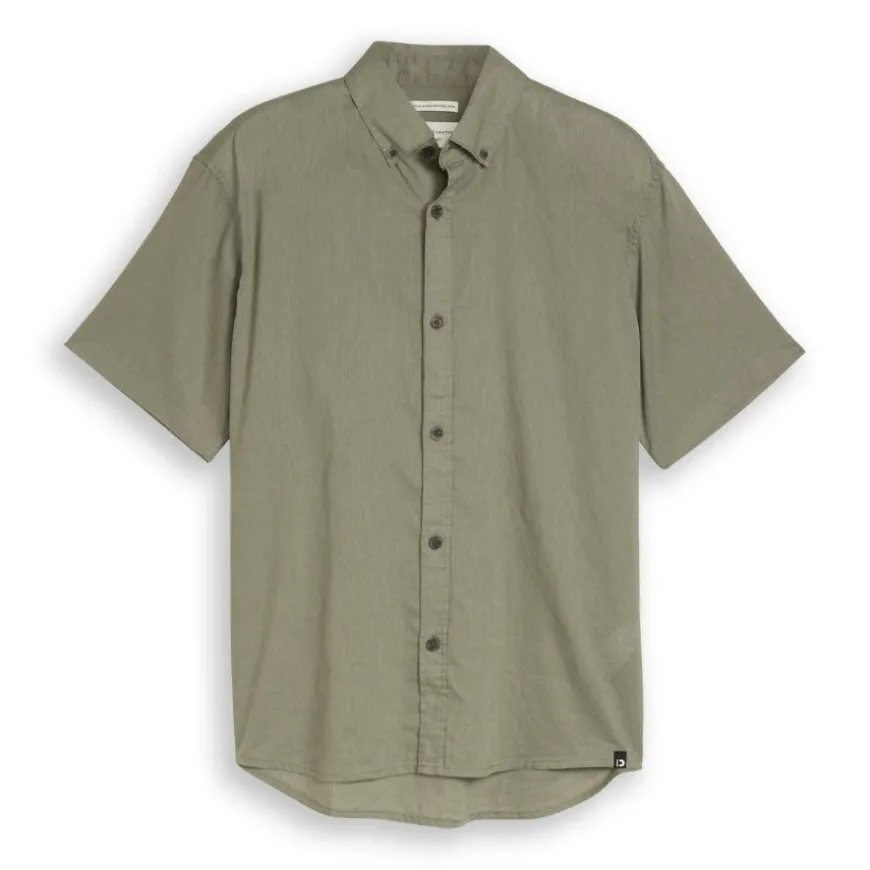 Camisas manga corta Tom tailor Relaxed Cotton Linen Shirt