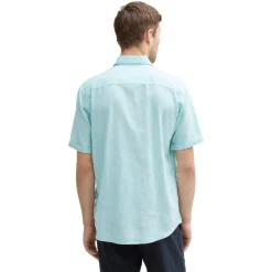 Camisas manga corta Tom tailor Cotton Linen Shirt