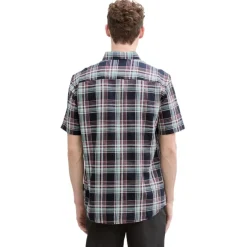 Camisas manga corta Tom tailor Checked Slubyarn Shirt