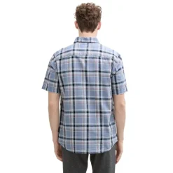 Camisas manga corta Tom tailor Checked Slubyarn Shirt
