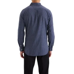 Camisas manga larga Dockers Crafted Woven Shirt Trace Dobby Navy Bla
