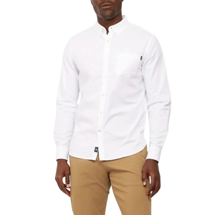 Camisas manga larga Dockers Oxford 2.0 Paper White