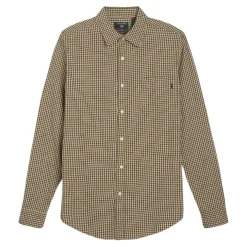 Camisas manga larga Dockers Slim Original Woven Quest Flannel Bronze