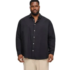 Camisas manga larga Jack & jones plus Jjebreeze Linen Blend Shirt Ls Sn Pls