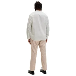Camisas manga larga Jack & jones plus Jjebreeze Linen Blend Band Shirt L Pls