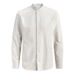 Camisas manga larga Jack & jones plus Jjebreeze Linen Blend Band Shirt L Pls