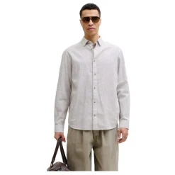 Camisas manga larga Jack & jones Jjesummer Linen Blend Shirt L S Sn