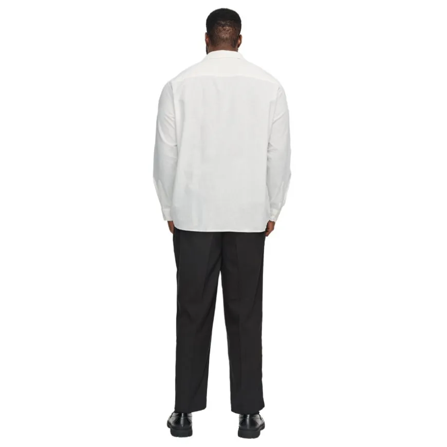 Camisas manga larga Jack & jones plus Jjebreeze Linen Blend Shirt Ls Sn Pls