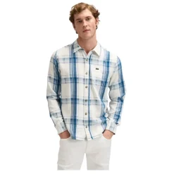 Camisas manga larga Lee LEESURE SHIRT DEEP SEA PLAID