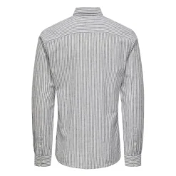 Camisas manga larga Only & sons Onscaiden Ls Stripe Linen Shirt 660 Noos