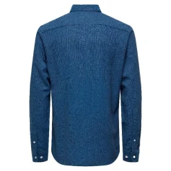 Camisas manga larga Only & sons Onstar Slim Melange Btn Down Ls Shirt